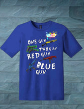 Load image into Gallery viewer, One Gun, Two Gun. Red Gun, Blue Gun.
